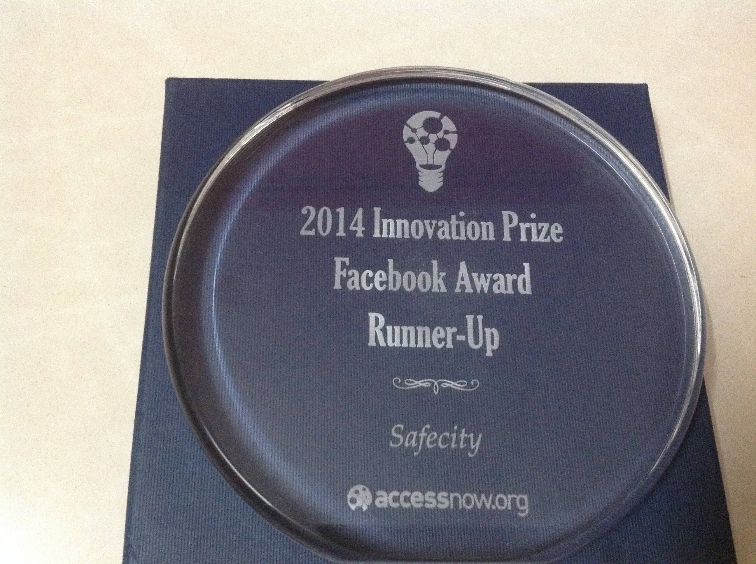 2014 Innovation Prize Facebook Award Runner-Up