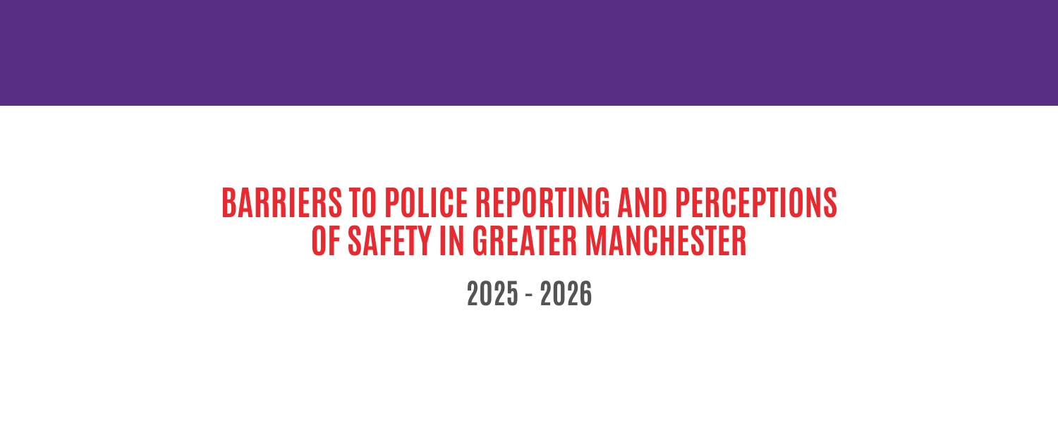 Barriers to Police Reporting and Perceptions of Safety in Greater Manchester — Report Cover